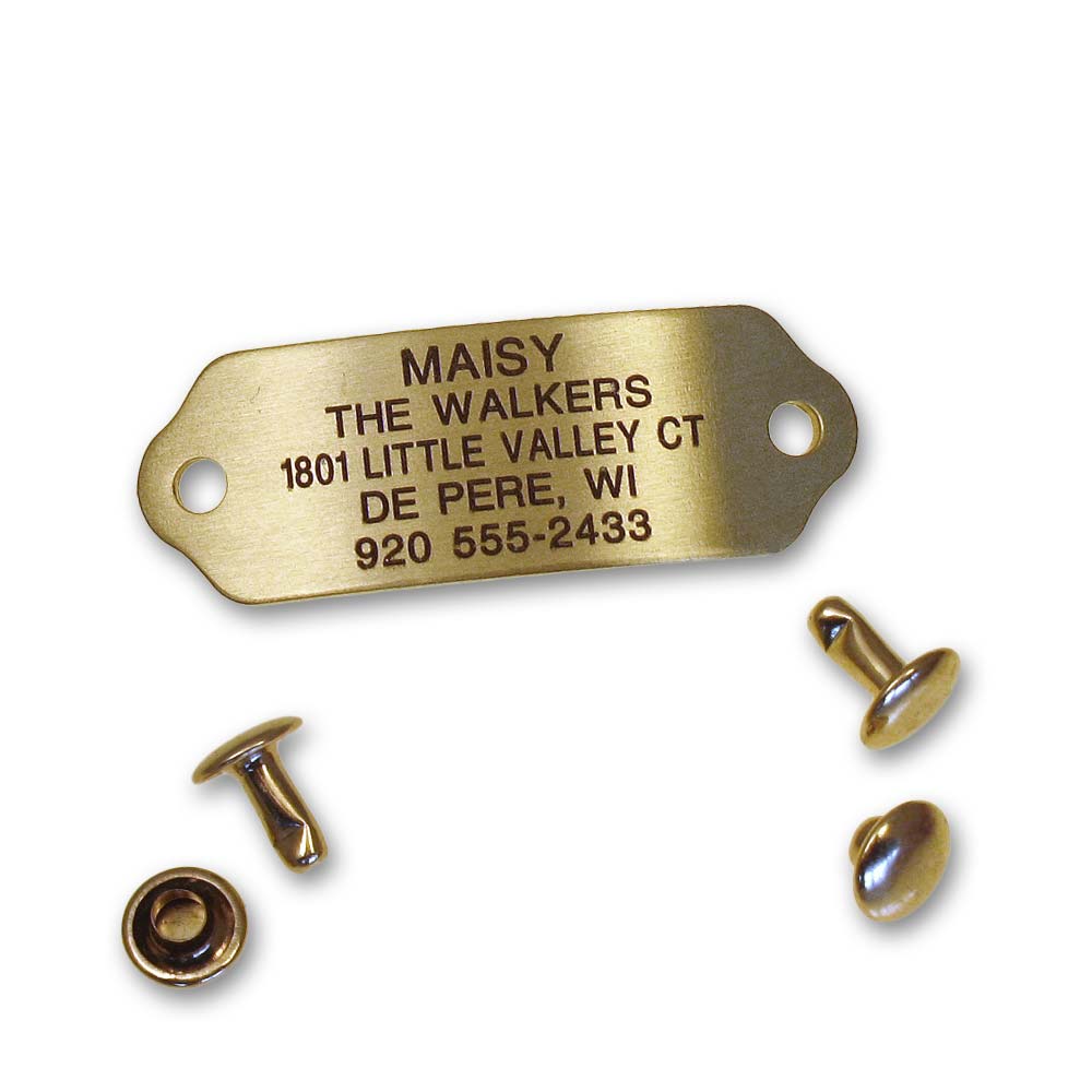 Rivet-On Dog Tags, - Lucky Pet